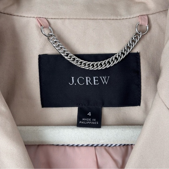 J. Crew Icon Trench Coat in Vintage Khaki Women's Size 4 - Picture 4 of 16